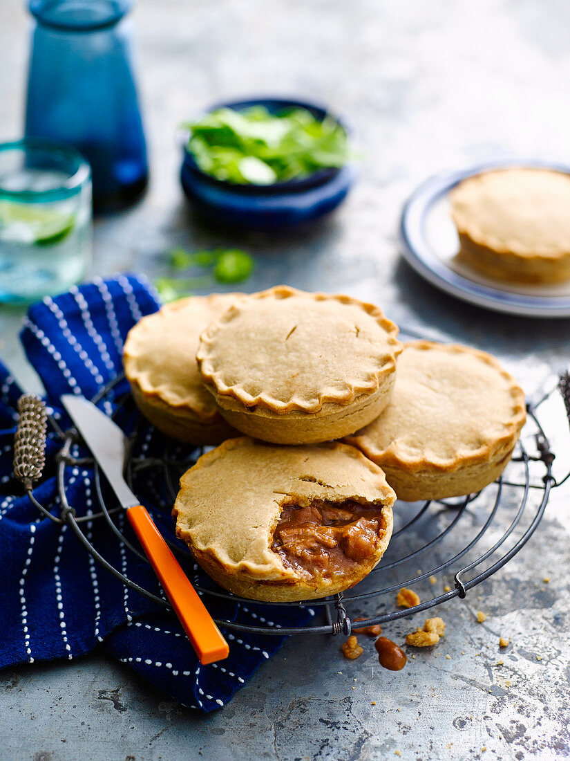 Kleine Rindfleisch-Pies (glutenfrei)