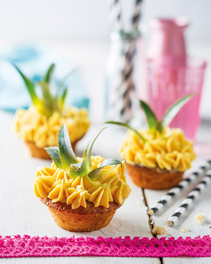 Ananas-Cupcakes