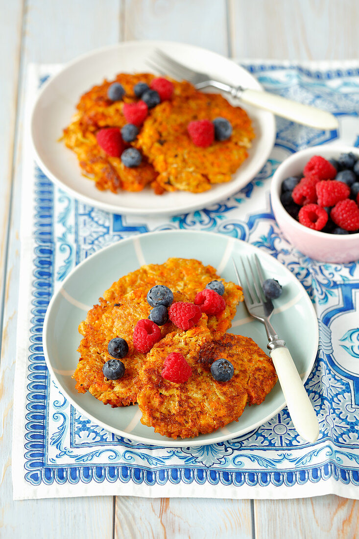Pumpkin and amaranth fritters
