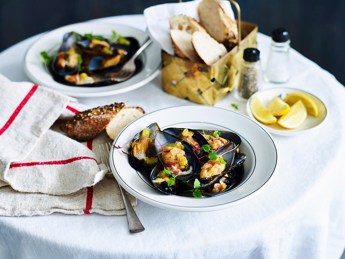 Provencale mussels