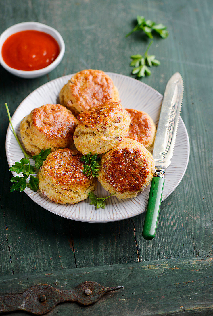 Cheese and bacon scones