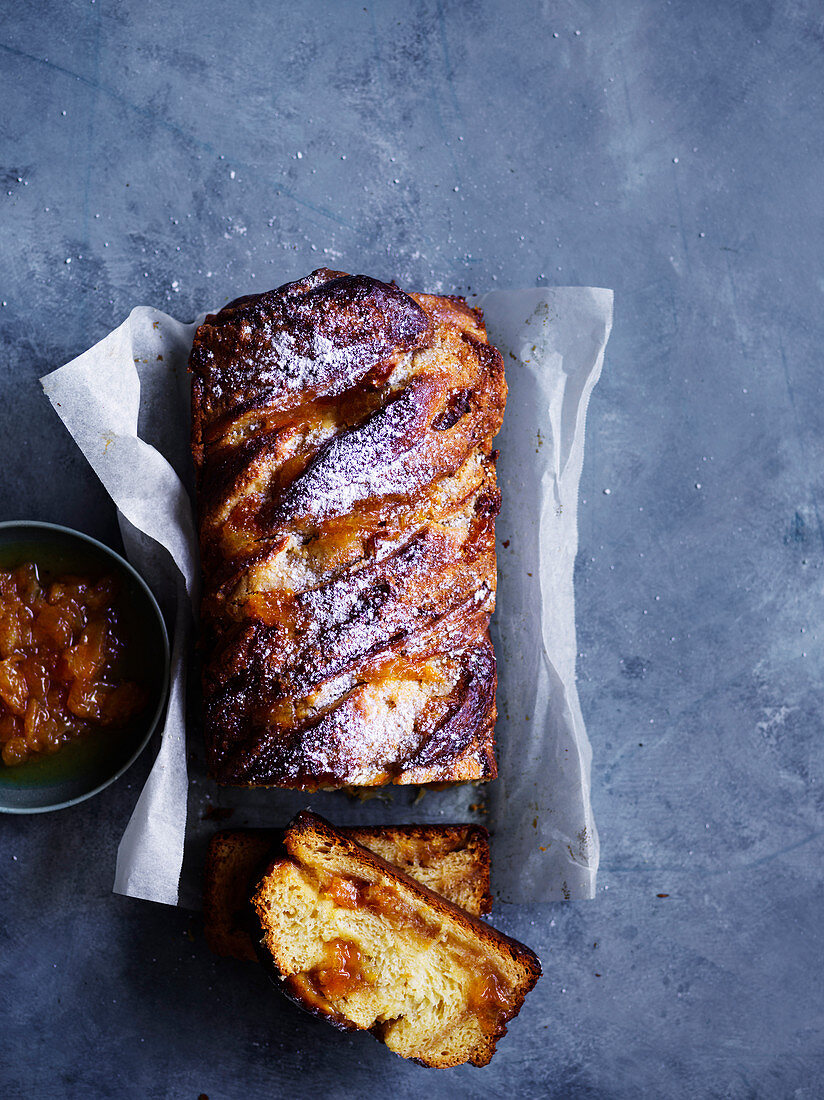 Mandarin and Almond babka