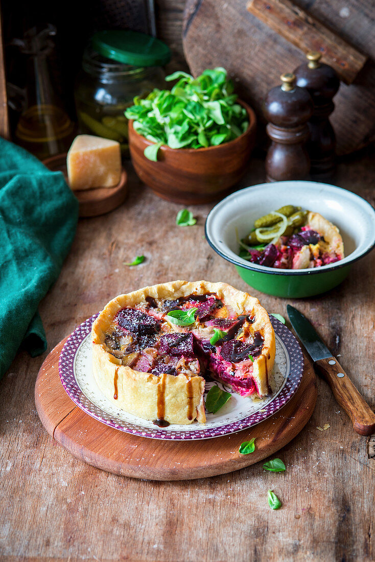 Beetroot pie