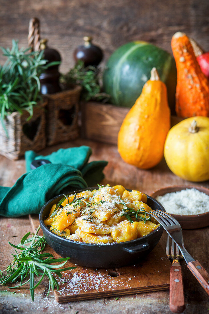 Pumpkin gnocchi