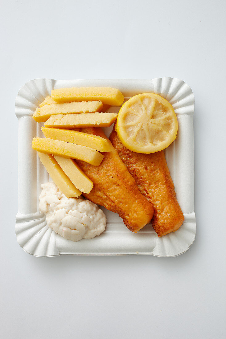 Marzipan fish and chips