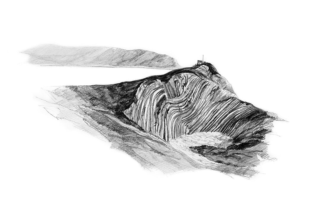 Stair Hole, Dorset, illustration