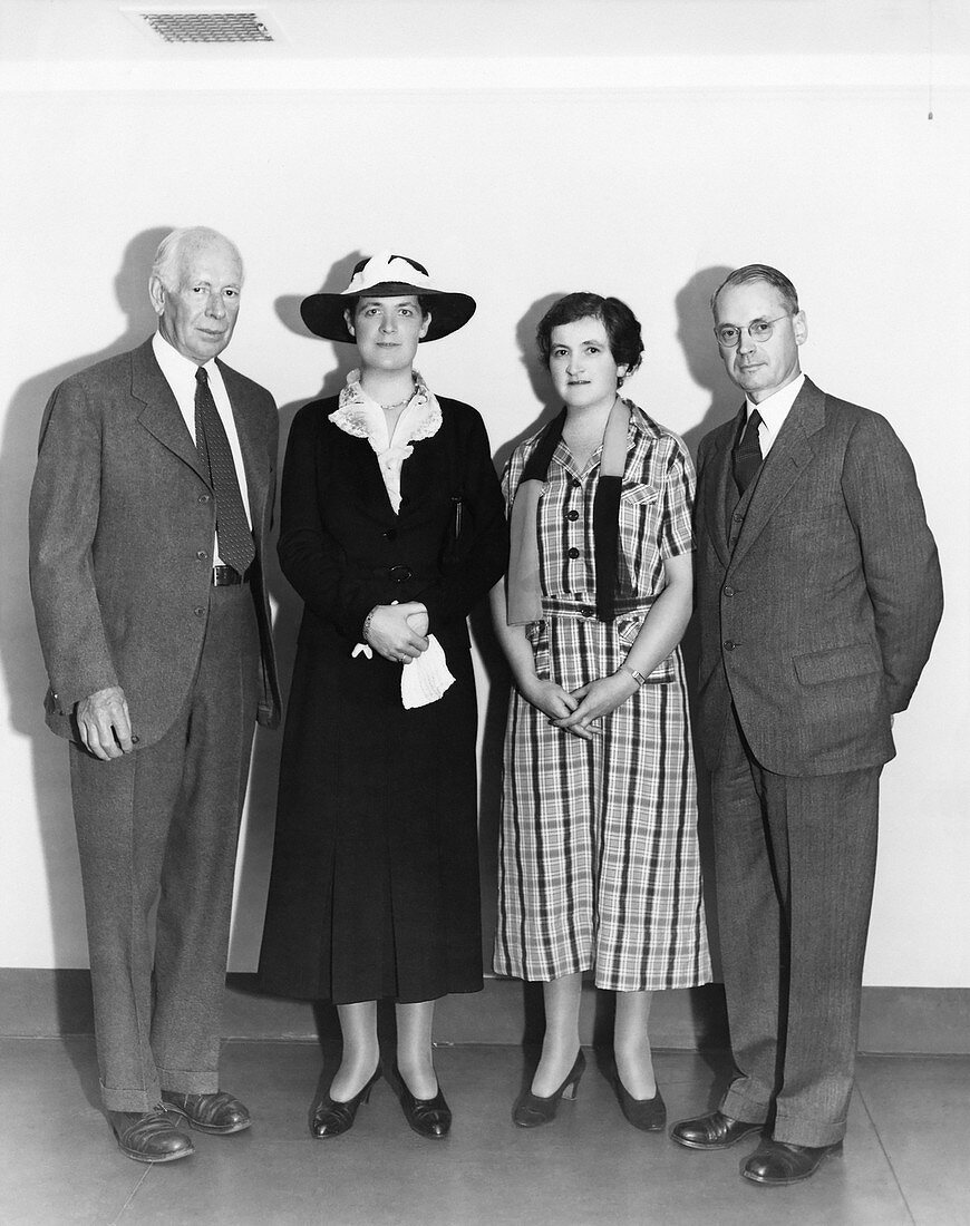 Tuberculosis and blindness campaigners, 1935