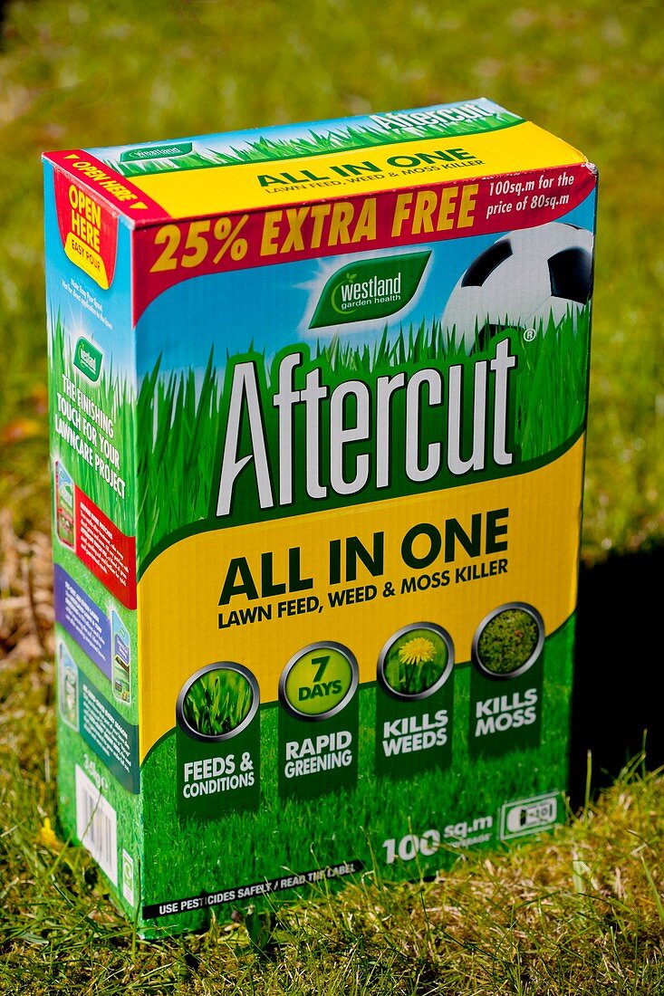 Lawn feed and treatment product