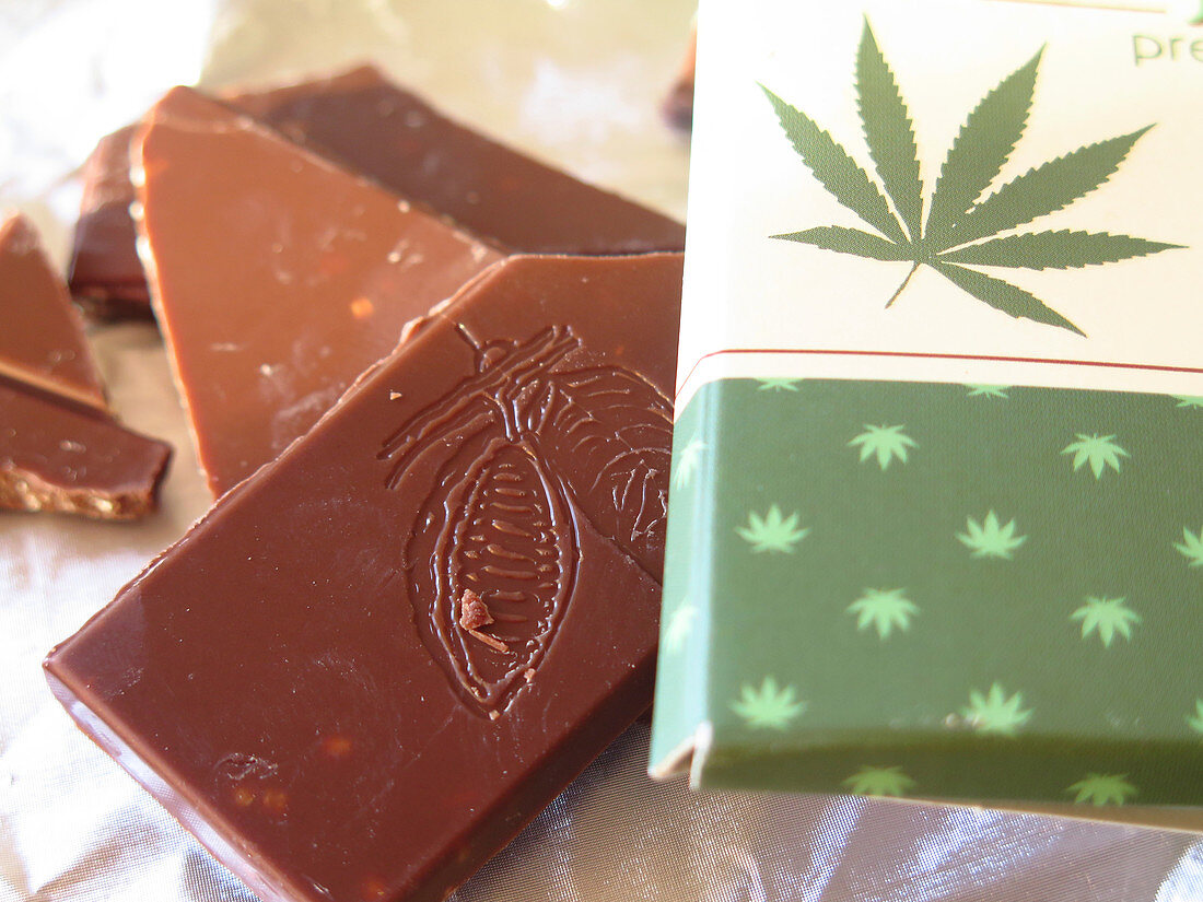 Cannabis chocolate