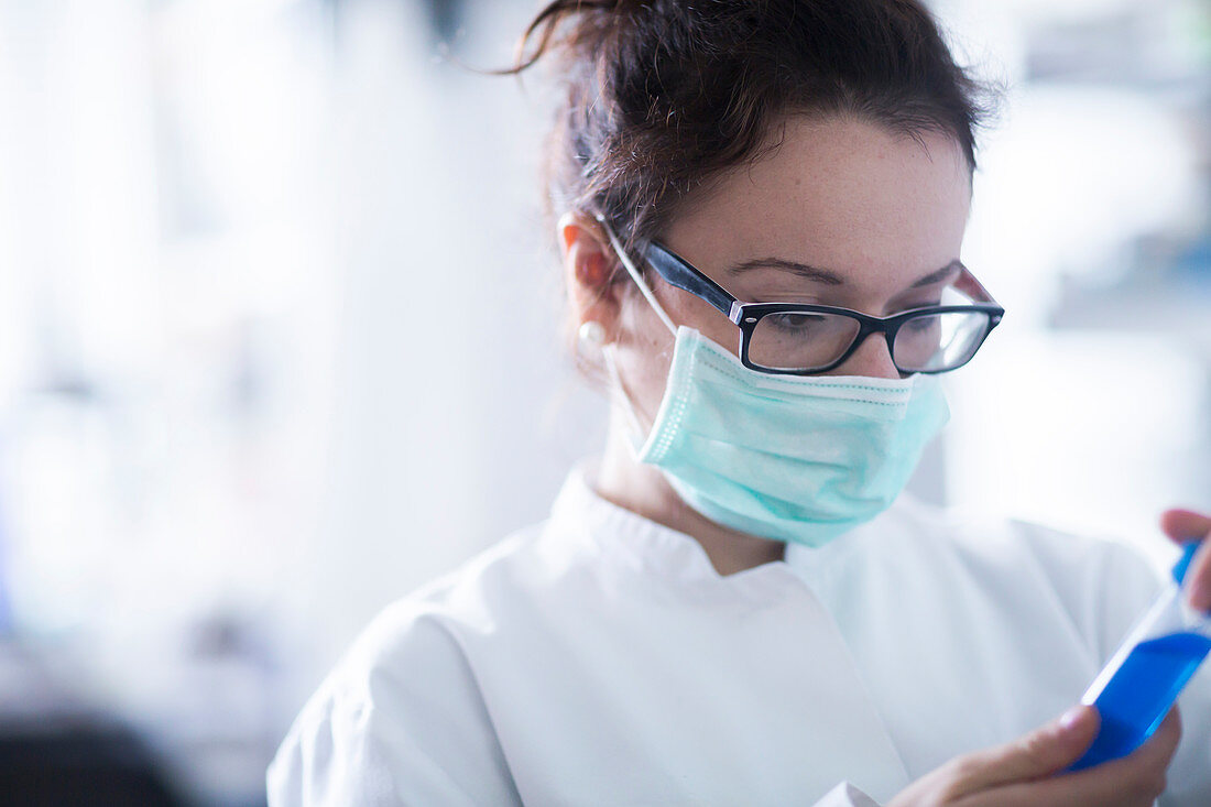 Female scientist in laboratory