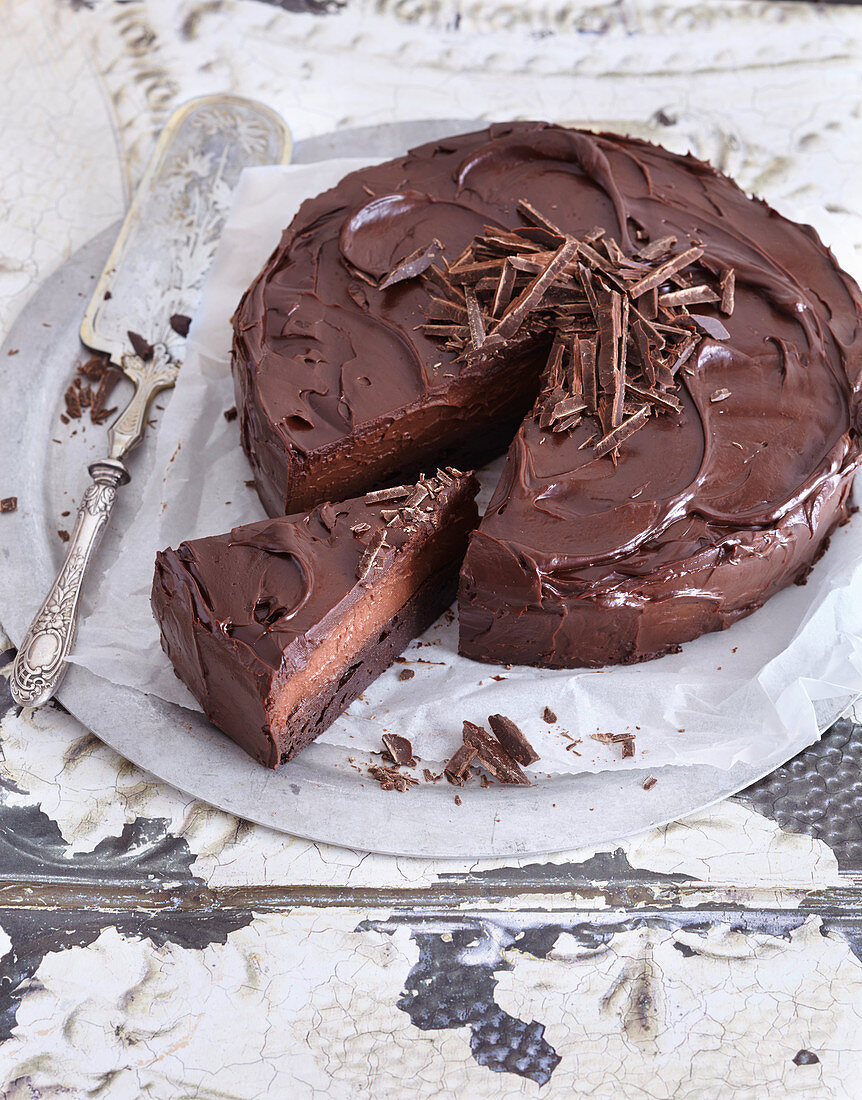 Triple Chocolate Mini-Torte