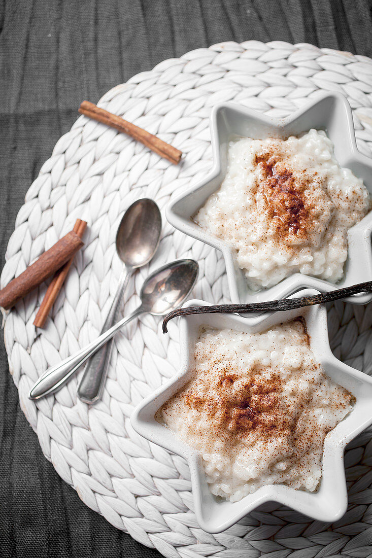 Reisbrei mit Kokosmilch und Vanille