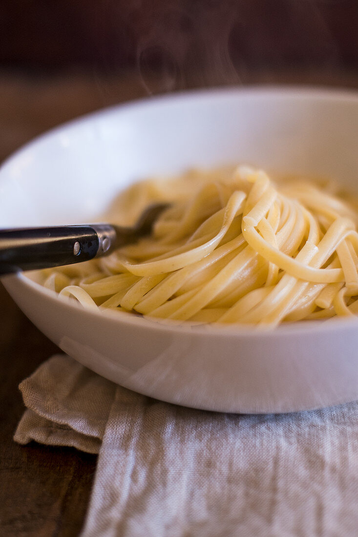 Tagliatelle with butter