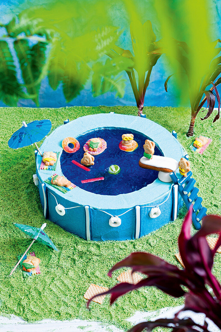Pool Party Torte