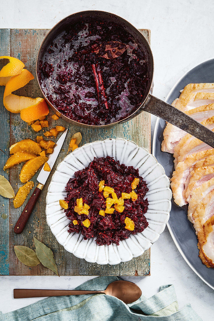 Spiced beetroot and orange relish
