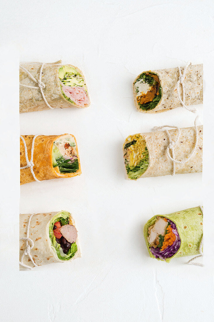 Six wrap variations