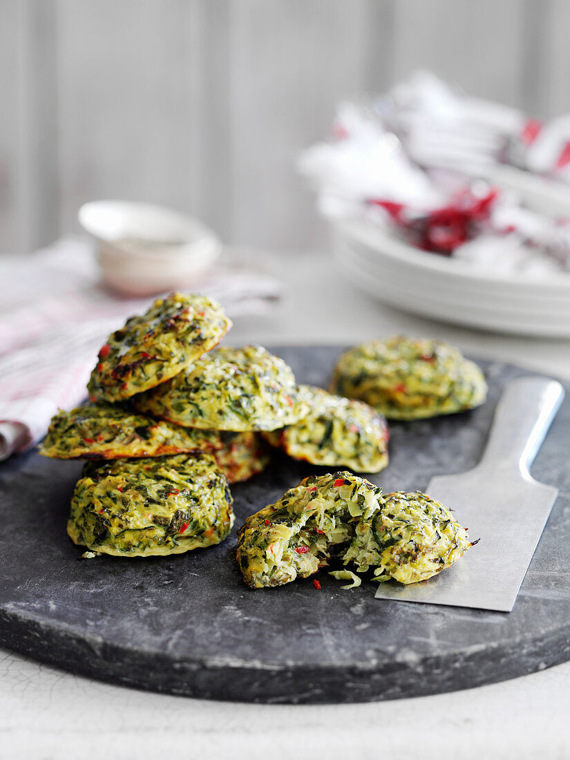 Courgette cakes