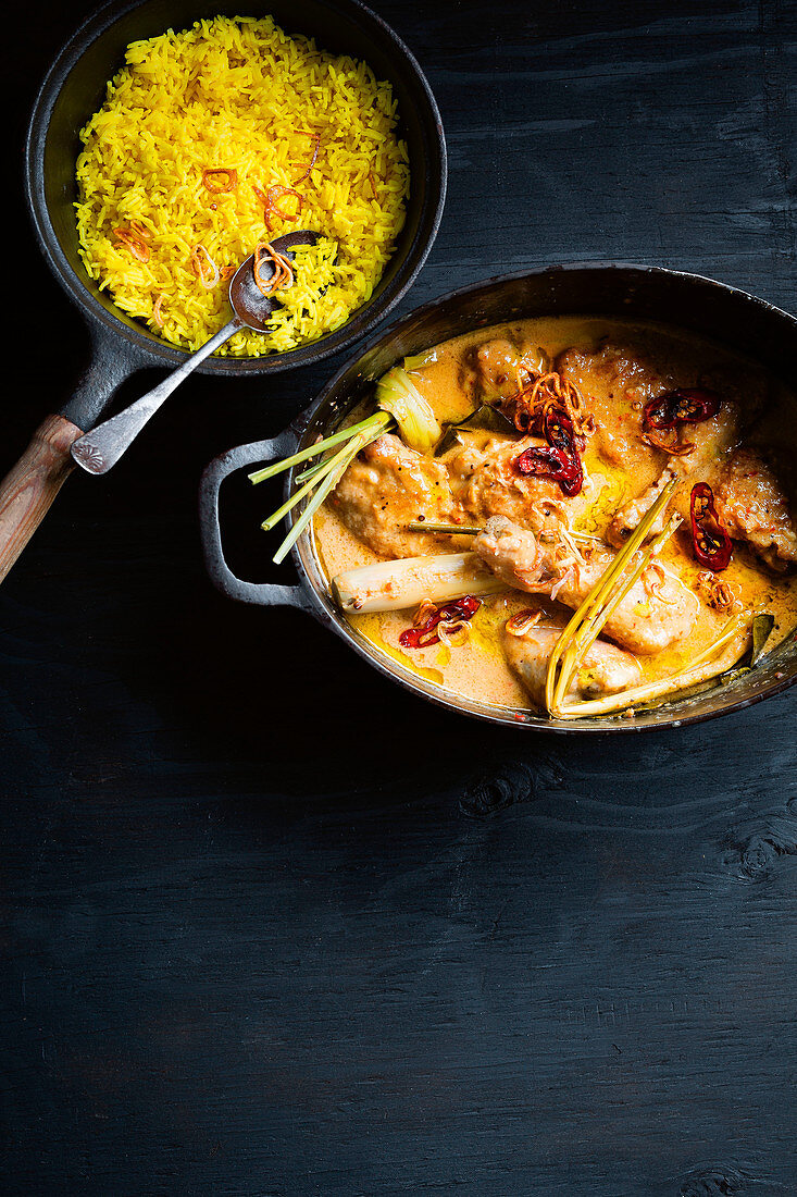 Javanese chicken and coconut curry
