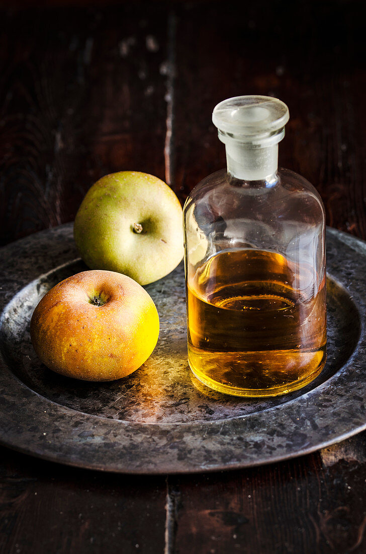 Calvados with two apples