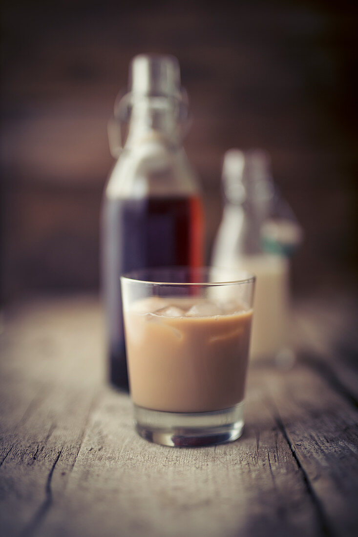 Cold Brew made with almond milk