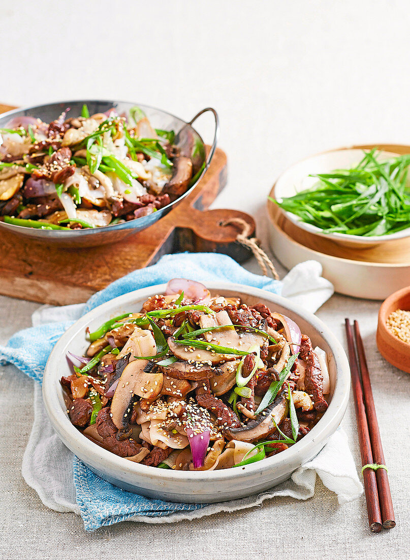 Asian Beef with Mushrooms