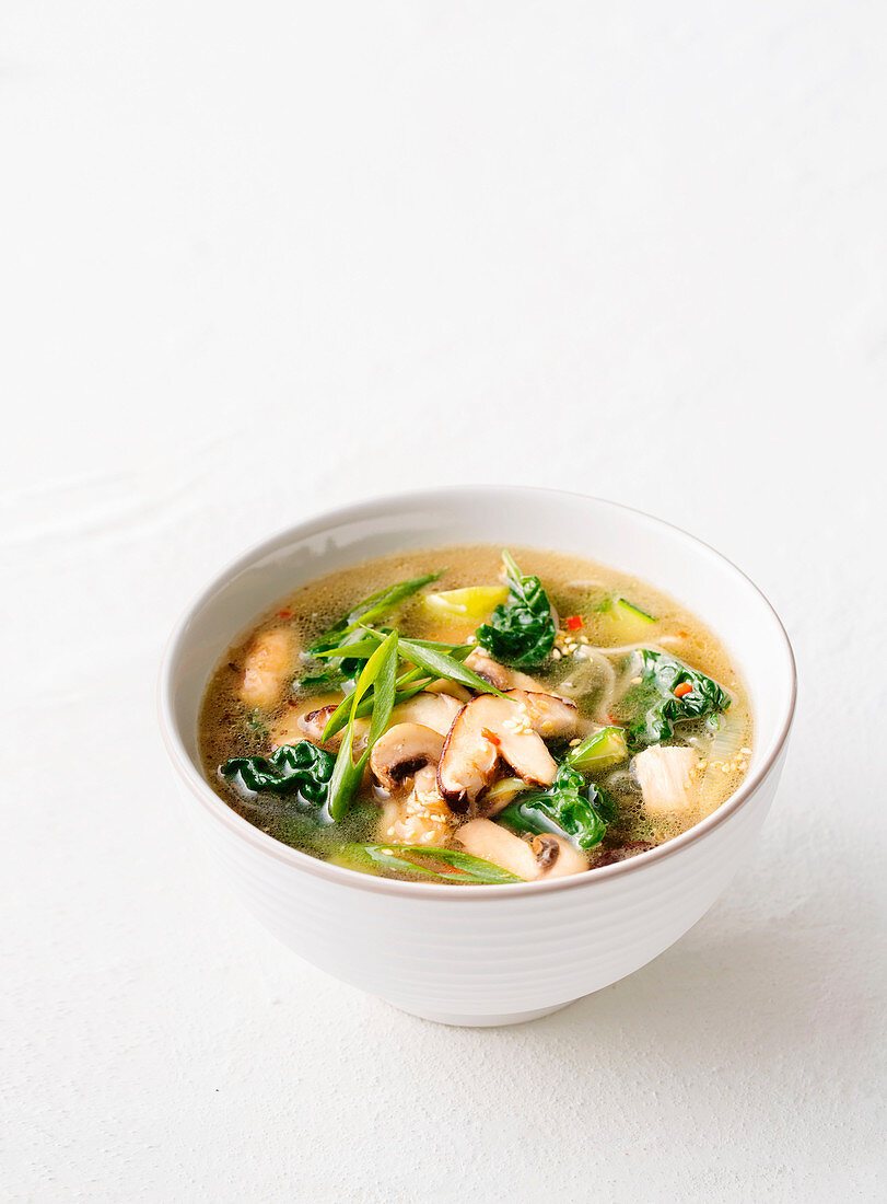 Asian chicken soup