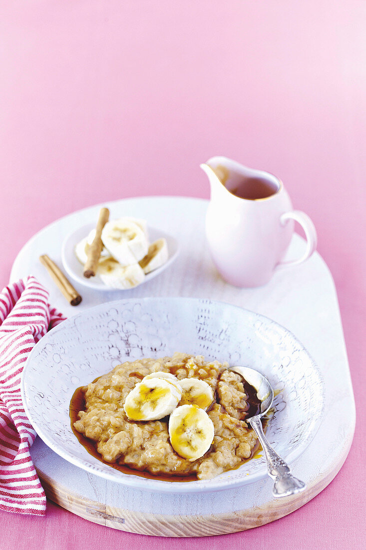 Spiced Rice Pudding with Banana
