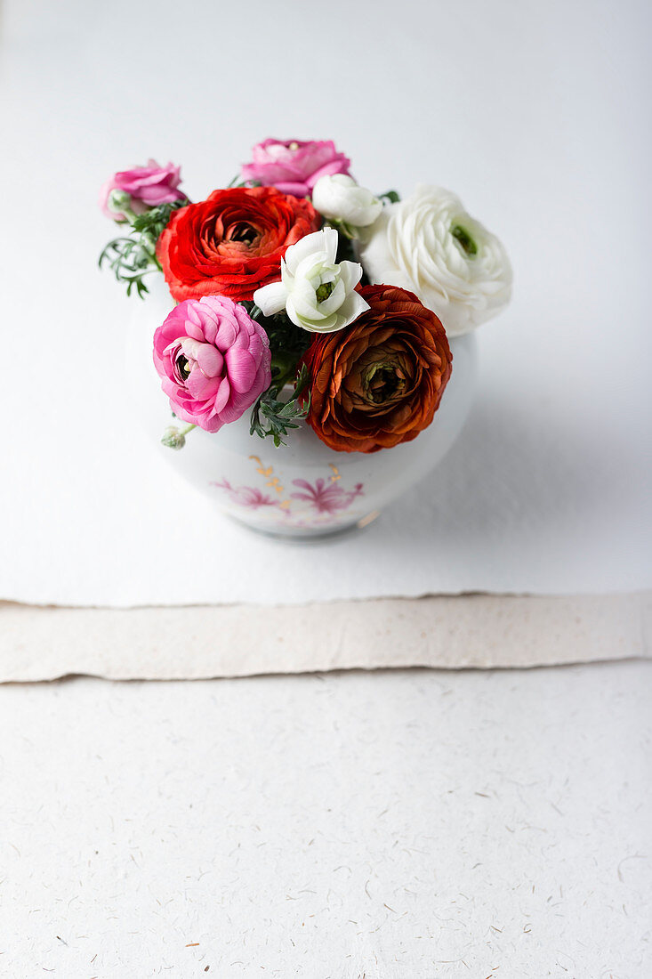 Buttercups in a vase