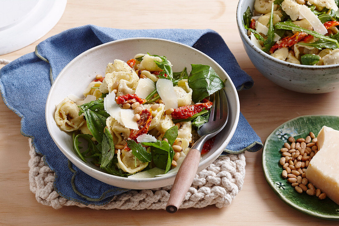 Parmesan, pine nut and rocket pasta