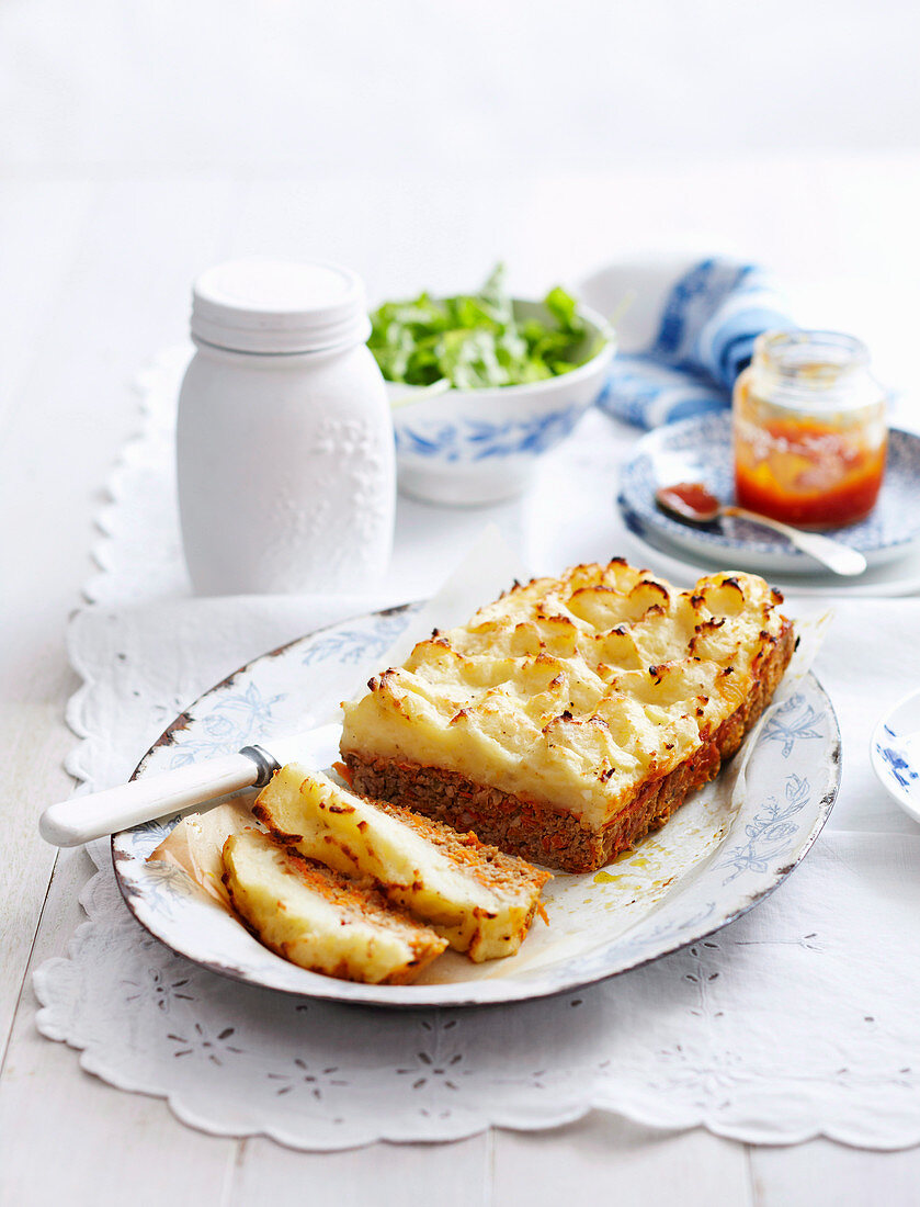 Mashed potato meatloaf