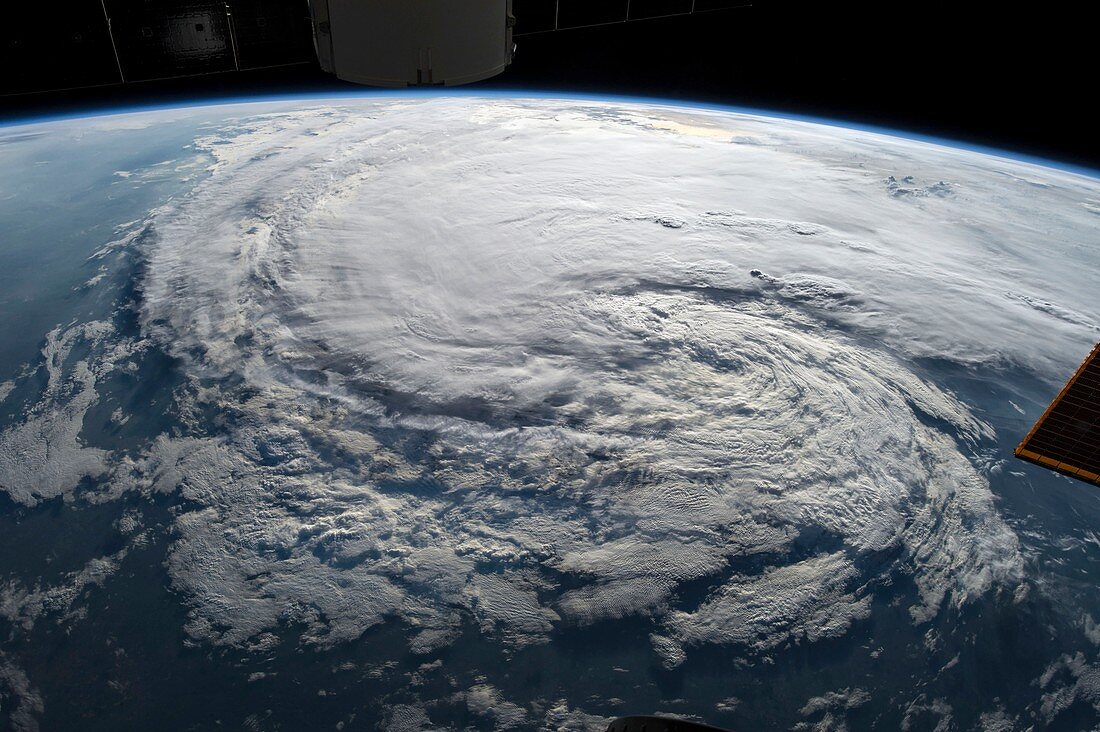 Hurricane Harvey from the ISS, August 2017