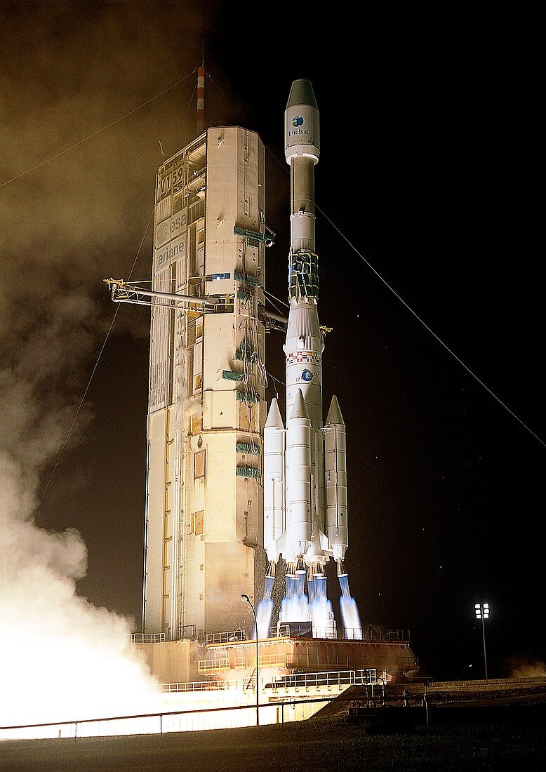 Final Ariane 4 launch, 2003