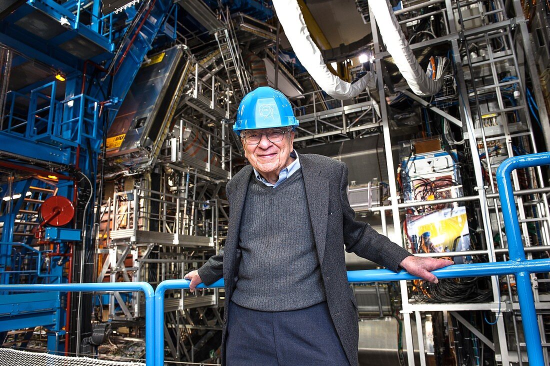Murray Gell-Mann at CERN, January 2012