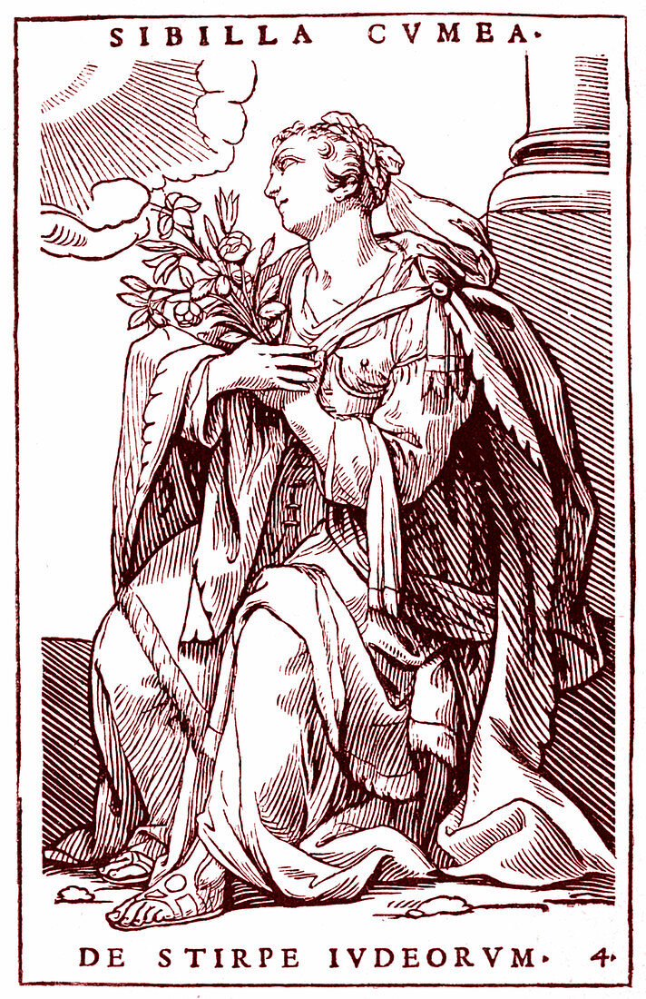Oracle of Delphi, 19th Century illustration