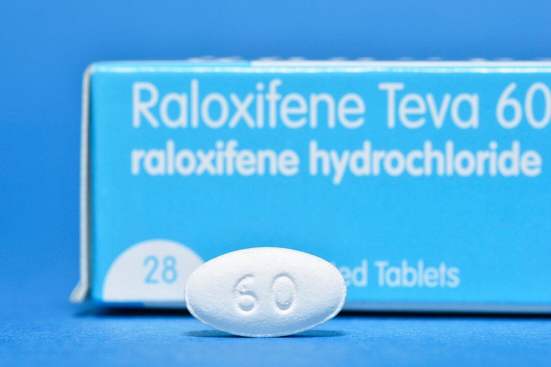 Raloxifene postmenopausal osteoporosis drug