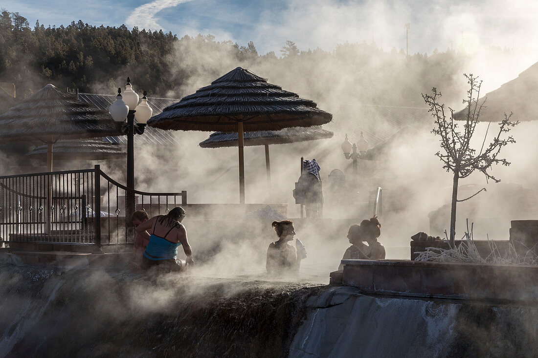 Pagosa Springs hot baths, Colorado, USA