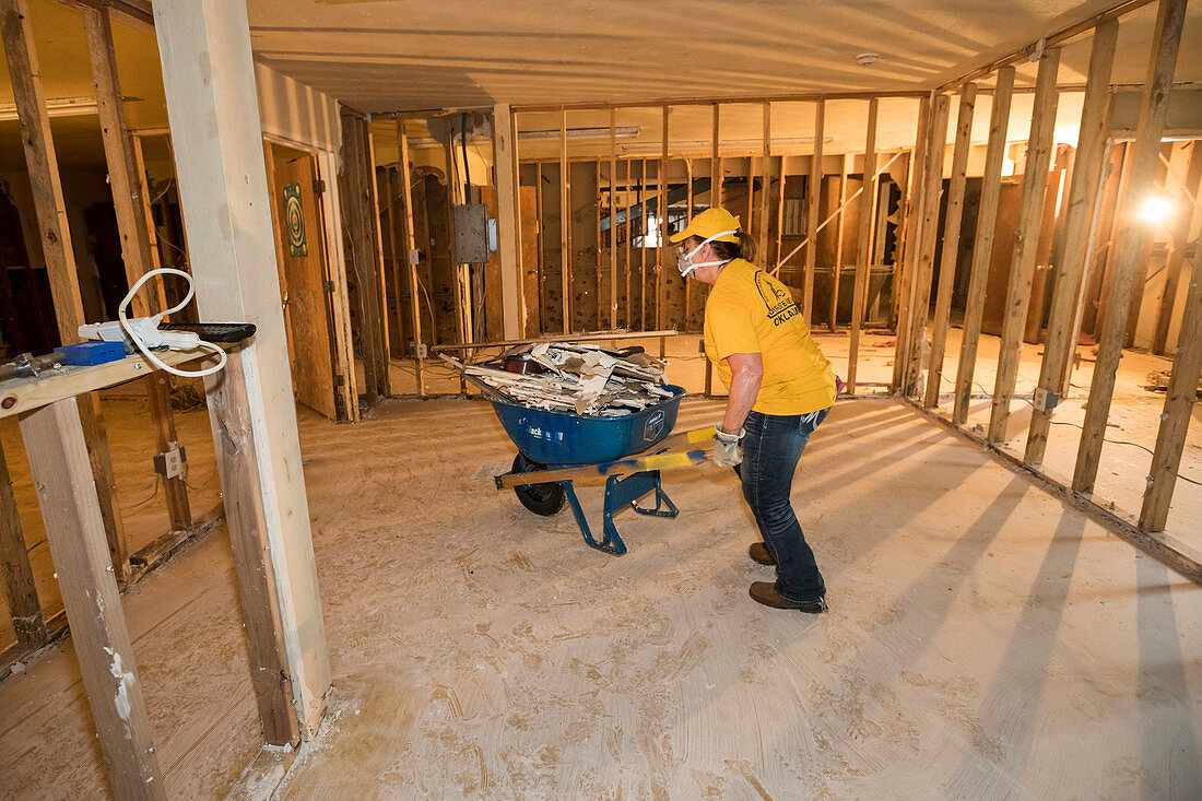 Hurricane Harvey cleanup, Texas, USA