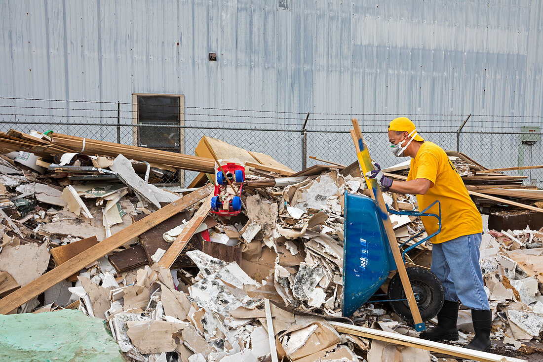 Hurricane Harvey cleanup, Texas, USA