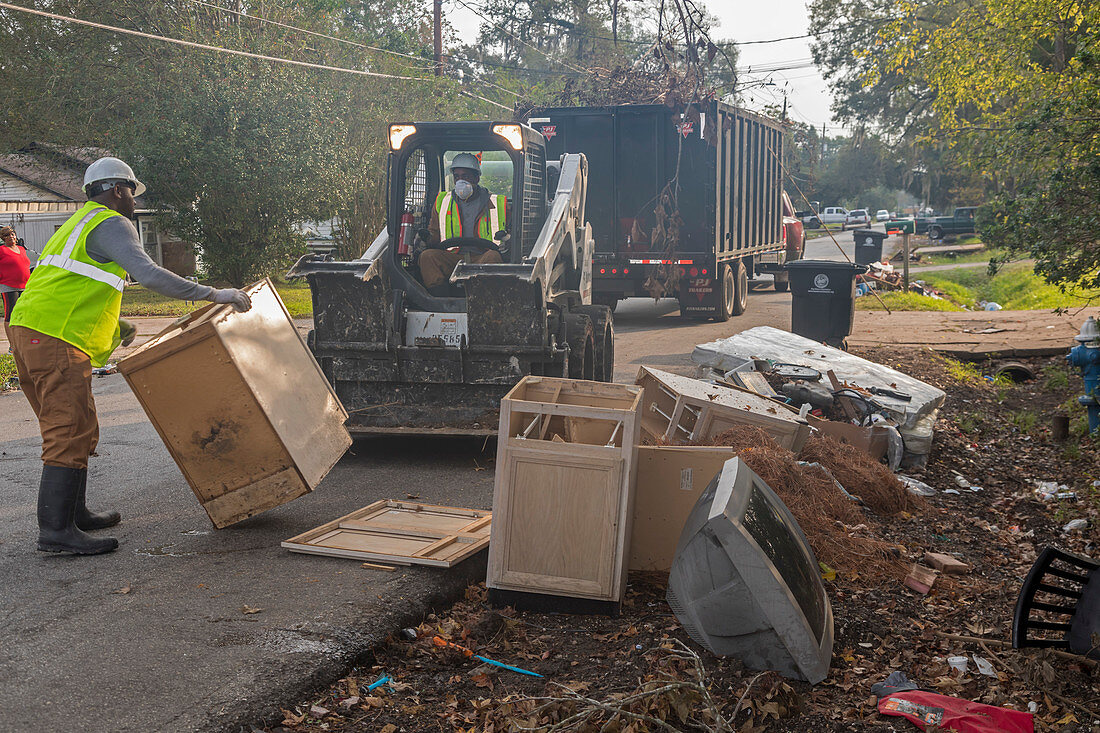 Hurricane Harvey cleanup, Texas, USA