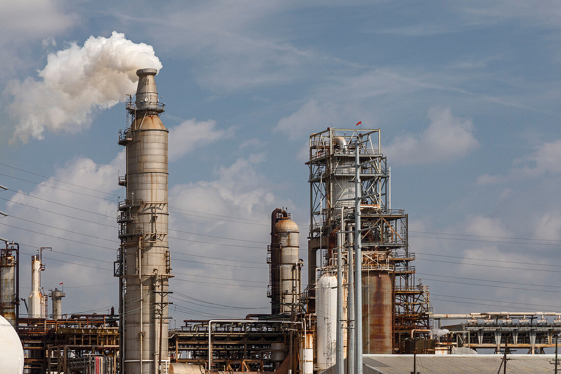 Valero oil refinery, Houston, Texas, USA