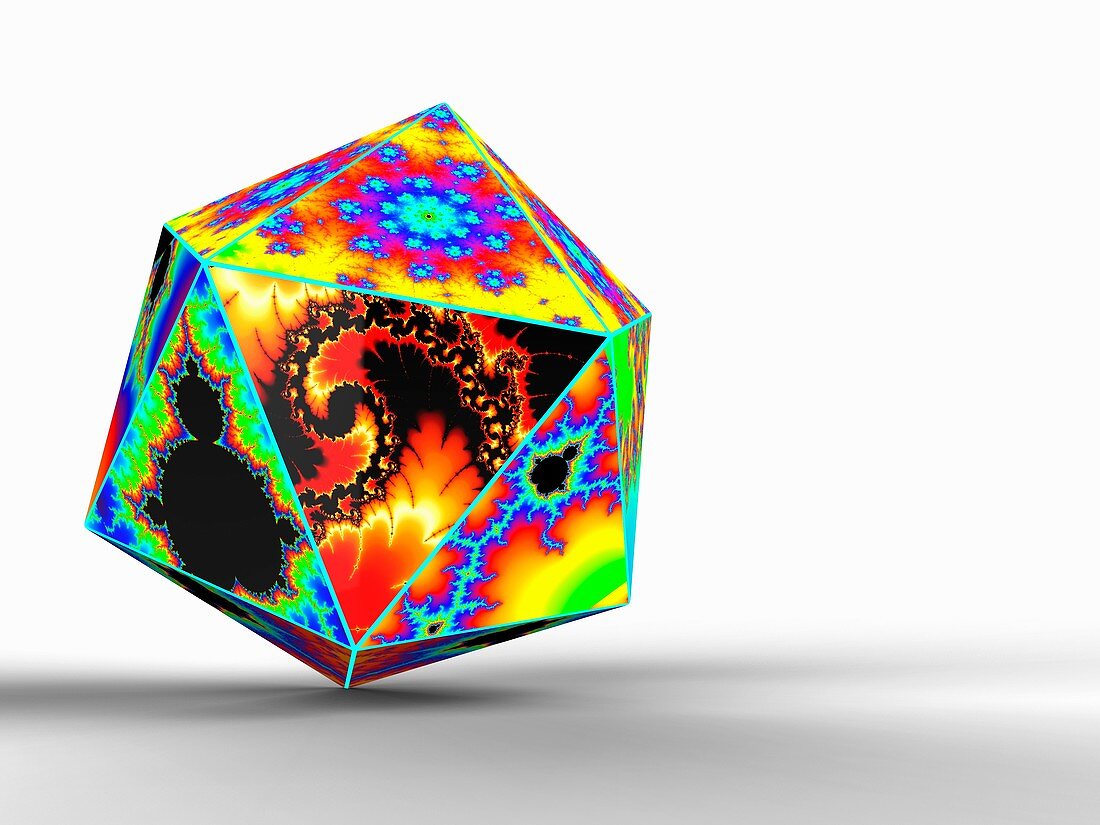 Regular icosahedron, illustration