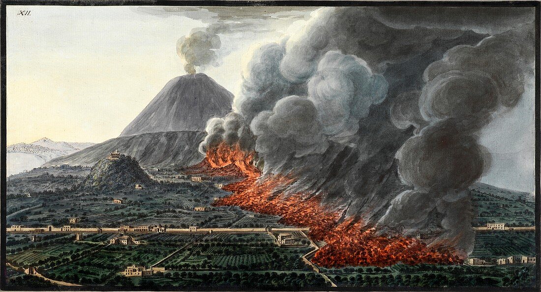 Mount Vesuvius eruption, 1760