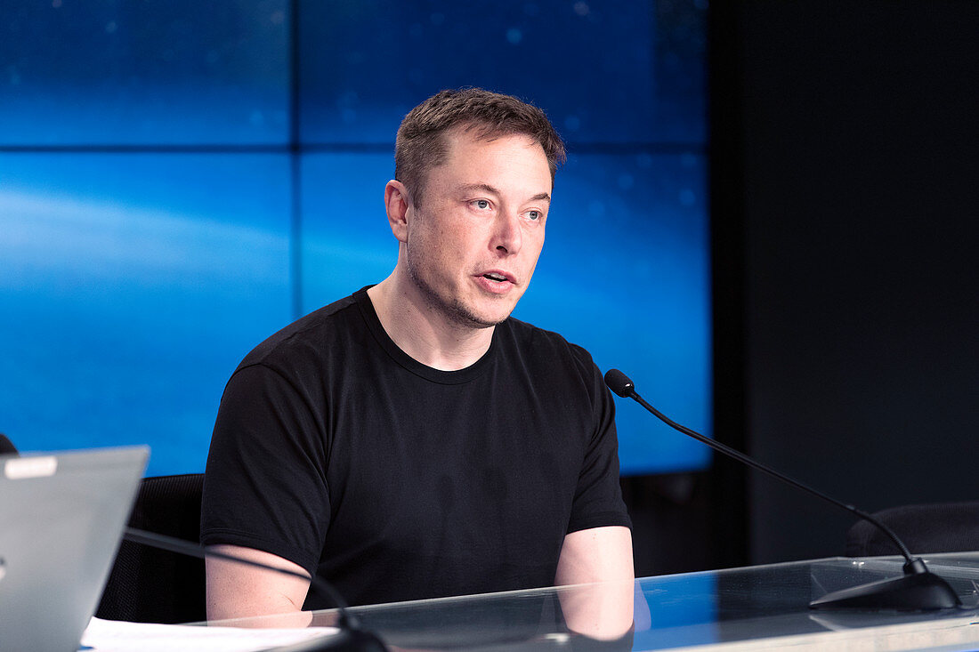 Elon Musk, SpaceX CEO and lead designer