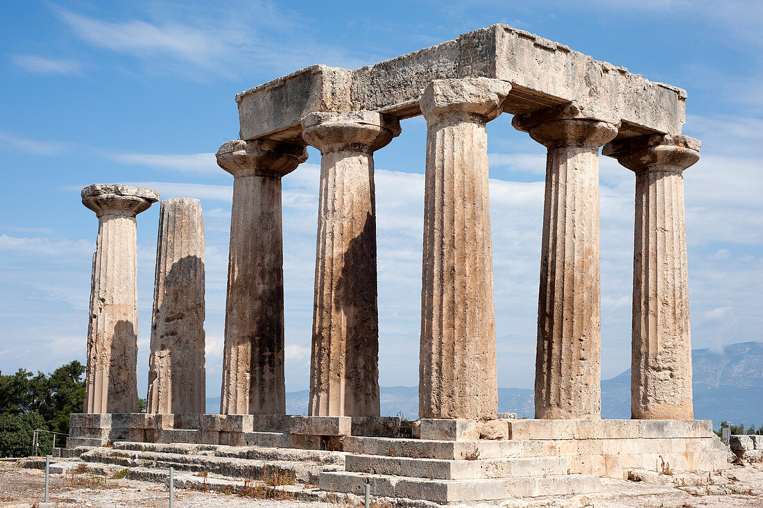 Temple of Apollo in Corinth, Greece