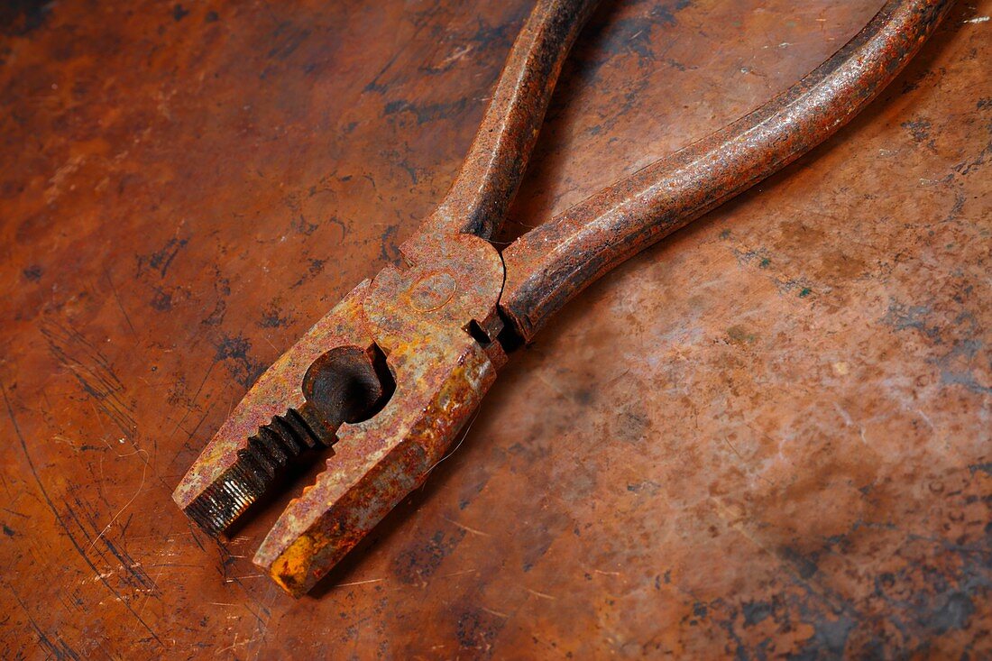 Rusty pliers