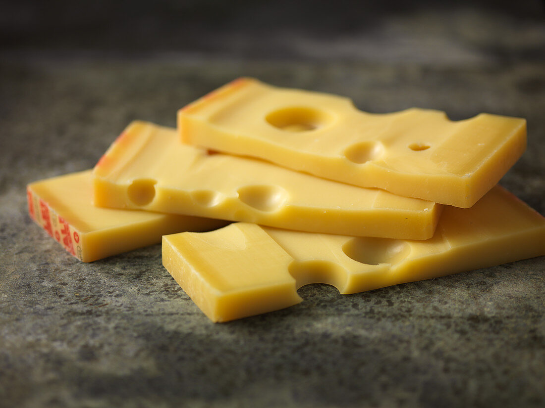 Thick slices of Swiss Emmental