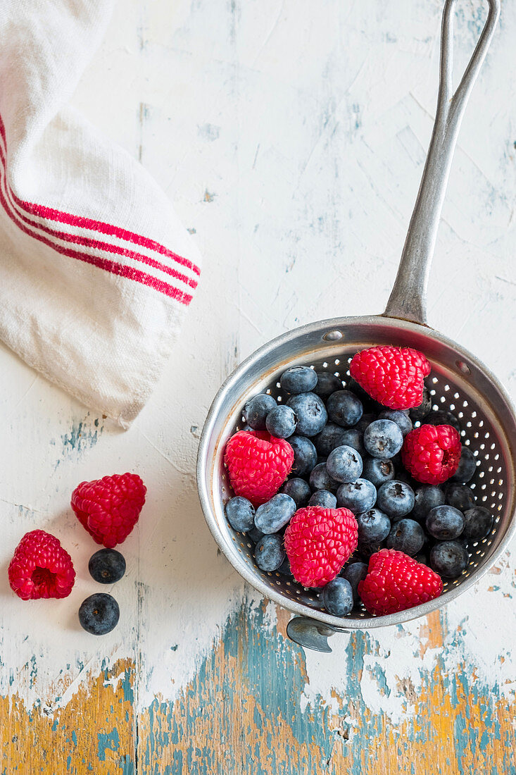 Still life with berries