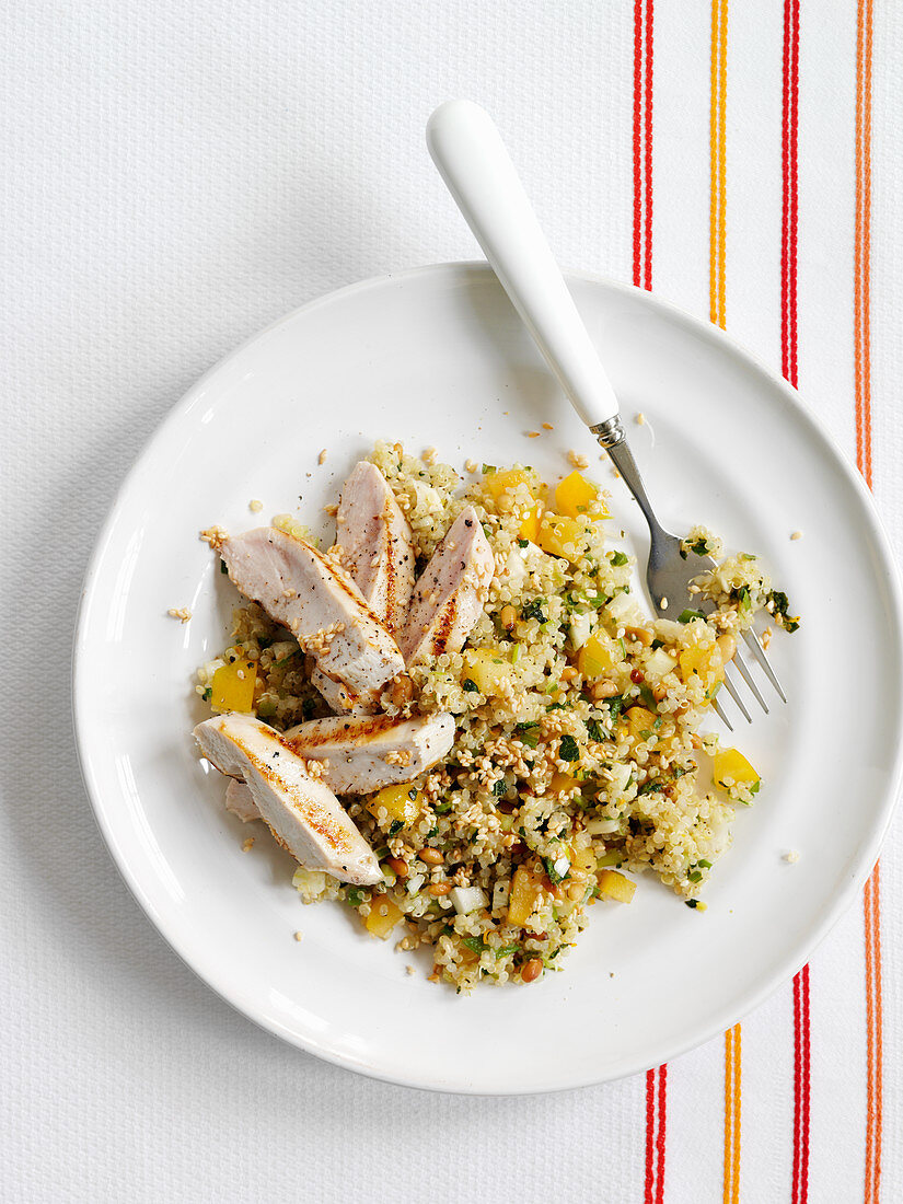 Festive Quinoa with chicken