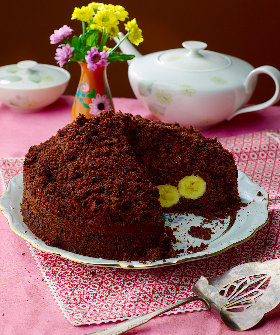 Chocolate mole hill cake