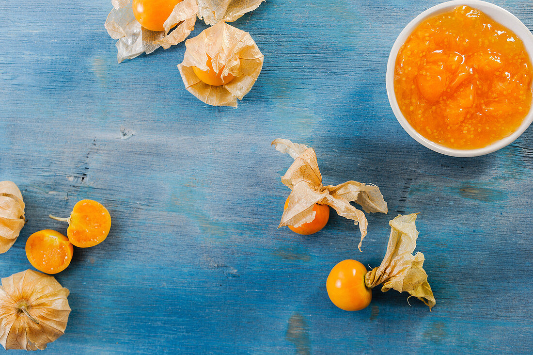 Physalis und Physalismarmelade